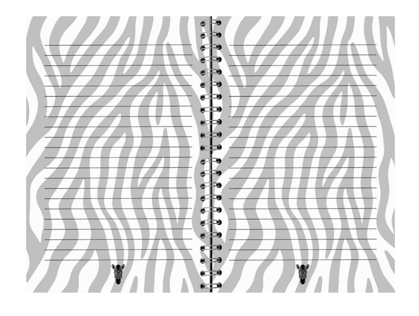 Bloc de notas Animal Print Zebra – Elegancia Salvaje