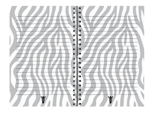 Bloc de notas Animal Print Zebra – Elegancia Salvaje