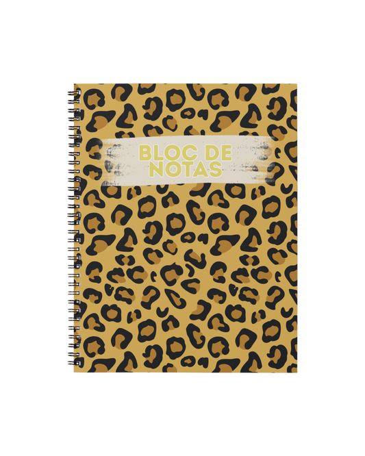 Bloc de Notas Animal Print Leopardo – Sofisticación Salvaje